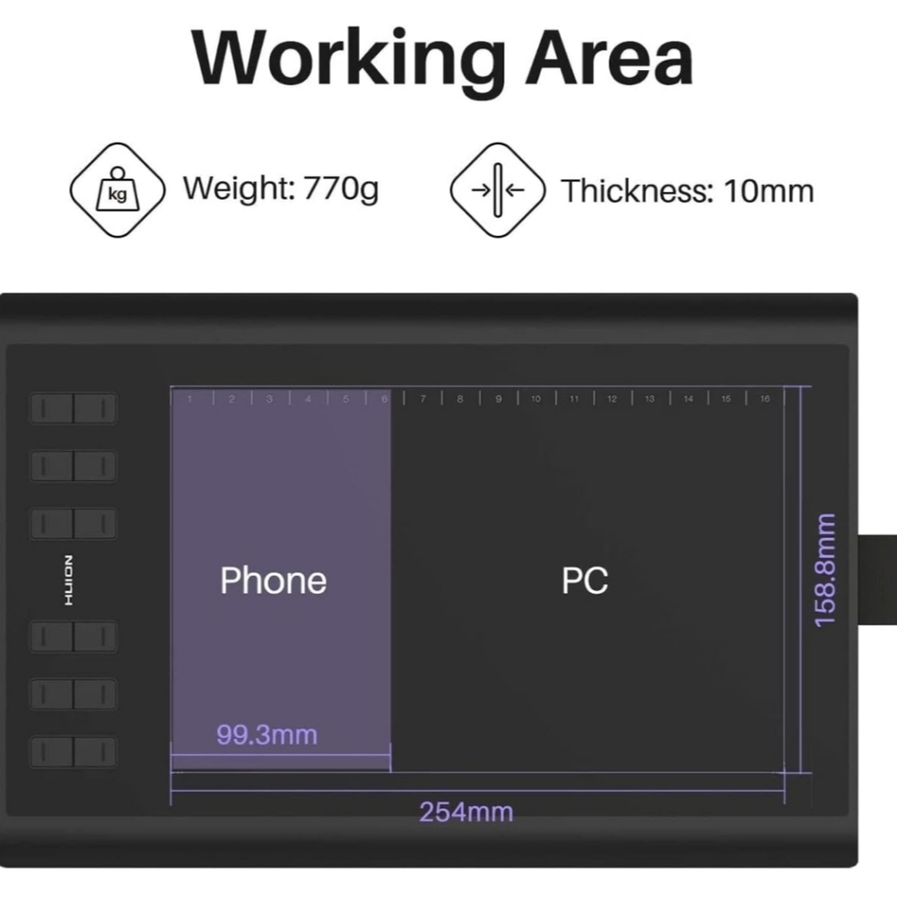 Graphics drawing tablet - Picture 7 of 9
